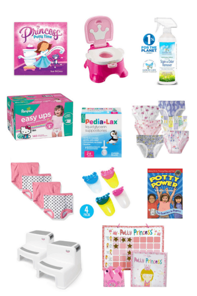 The best potty training essentials and must haves moms of toddler girls should know. #pottytraining #toddlergirls #pottytrainingessentials #pottychair #pottybooks