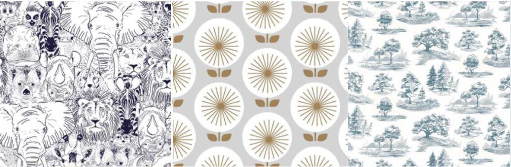 Chasing Paper has a lot of fun and cool wallpaper designs that are cheap and affordable. 