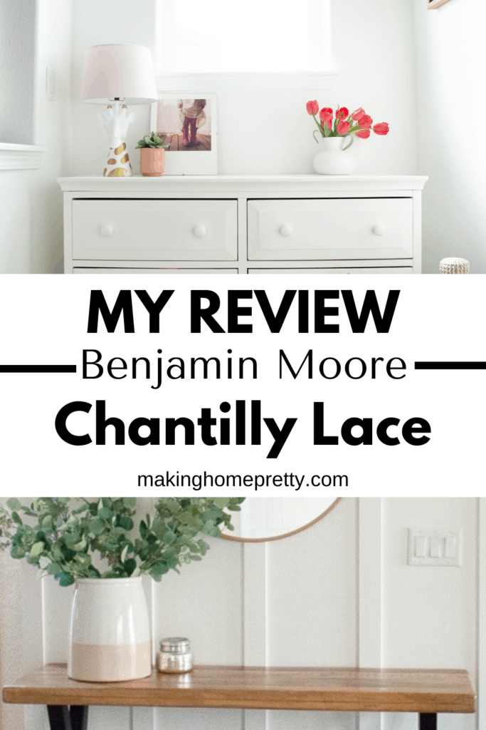 Benjamin Moore Chantilly Lace Paint Review - Making Home Pretty