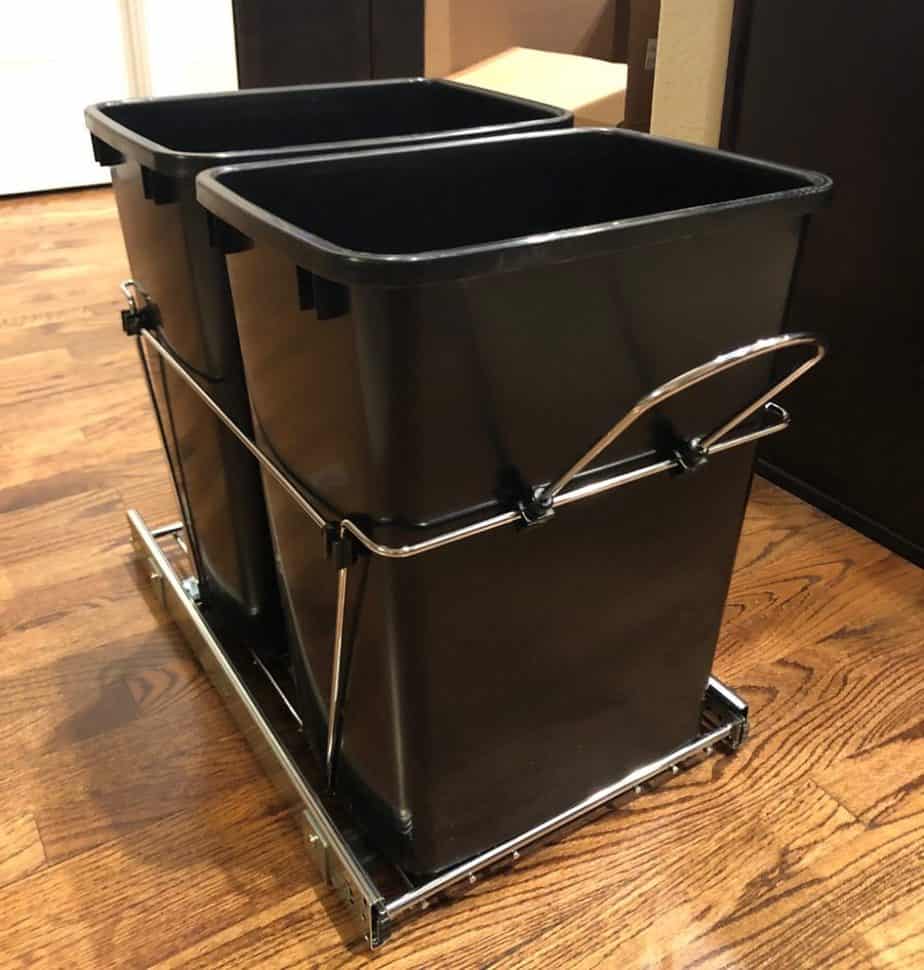 My Review of the Rev A Shelf Double Pull Out Trash Can - Making
