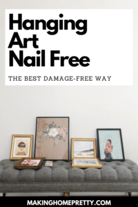 Best Way To Hang Pictures Without Nails - Making Home Pretty