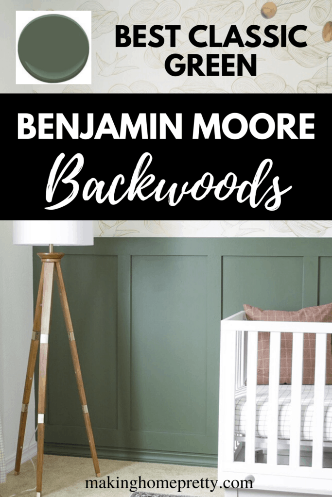 My review of a beautiful and classic dark green shade called Backwoods by Benjamin Moore. If you are looking for a green shade for your home, this color is worth considering! 